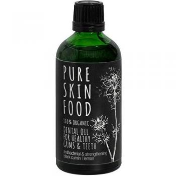 PURE SKIN FOOD Organic Dental Oil for Oil Pulling & Healthy Gums, 100 ml