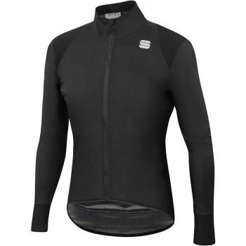 Chaqueta impermeable de ciclismo Sportful Hot Pack No Rain para hombre, color negro, talla XXL