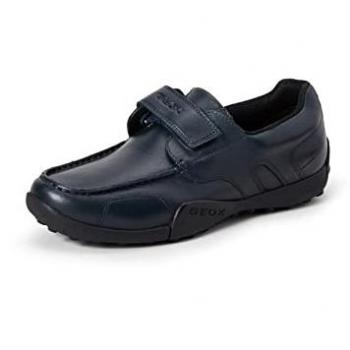 Zapato colegial niño Geox Snake J9309B marino, talla 28 EU, color azul (Navy), tipo mocasín