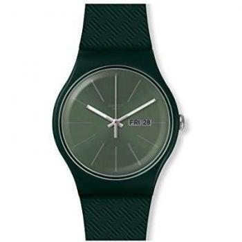 Swatch Reloj Analógico para Hombre de Cuarzo Suizo con Correa en Silicona SUOG710