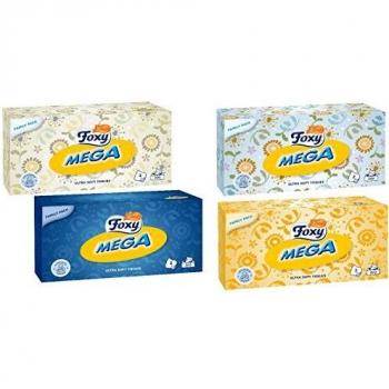 FOXY Facial Mega 200 UND, Negro, Estándar