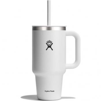 Hydro Flask 32 oz All Around Travel Tumbler, White, BPA Free