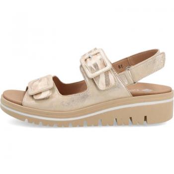 Sandalias de Mujer PIESANTO con cuña en color beige