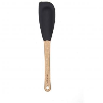 Epicurean Silicone Series Utensils, Large Spatula, Natural with Black by Epicurean