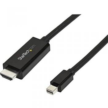 StarTech.com 10 feet3m Mini DisplayPort to HDMI Converter Cable 4K Black