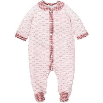 Pelele de bebé niño con estampado de pececitos