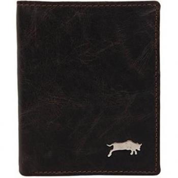 Slingbag Düsseldorf - Cartera para hombre  unisex Marrón marrón oscuro Handliche Geldbörse, gut geeignet für die wichtigsten Sachen.