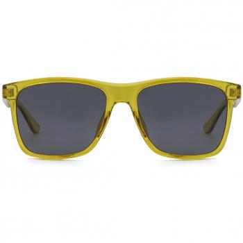 Gafas de sol unisex Hossegor Yellow/Black con lentes amarillos, diseño multicolor, modelo HK-A01-24M09C06 de HANUKEii