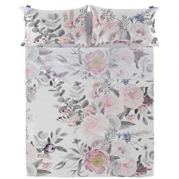 Sábana Delicate Bouquet Multicolor 100% Algodón 150 TC, 260x270 cm (Cama 180/200) - Fabricado en España