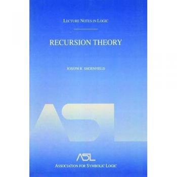 Recursion Theory: Lecture Notes in Logic 1