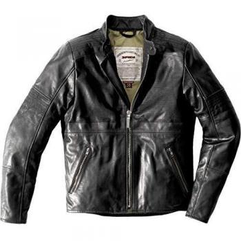 Spidi Garage - Chaqueta de piel para moto perforada