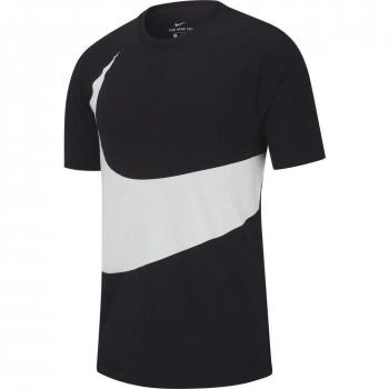 Nike M NSW tee HBR Swoosh 1 Camiseta, Blanco/Negro, Extra-Small para Hombre