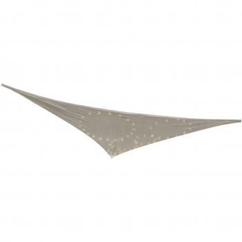 Toldo de ocultación con luz LED solar para exterior 3 x 3 x 3 m color gris