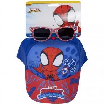 Conjunto Gorro y Gafas de Sol Spidey para Niños