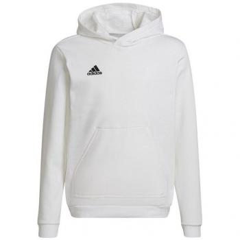 adidas ENT22 Hoodie Juniors White/Black 7-8 Years unisex