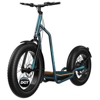 Bicinete Eléctrico Homologado Cecotec Trotón Fat 1300 W, Autonomía hasta 60 km, Ruedas de 20 y 26'', Doble Sistema de Frenado, Batería de