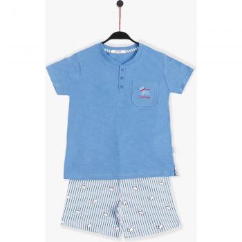 Pijama Manga Corta Lou Lou Summer azul para niños