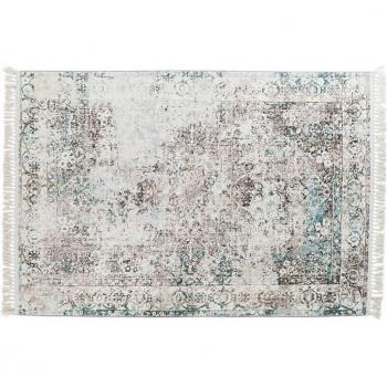 Alfombra DKD Home Decor Beige Poliéster Marrón claro