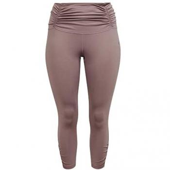 Adidas Mallas Yoga Studio Gathered 7/8 Leggings Marrón Morado Big Mujer
