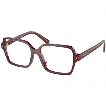 Prada PR A02VF Asian Fit 16P1O1 Gafas Recetadas para Mujer Rojas