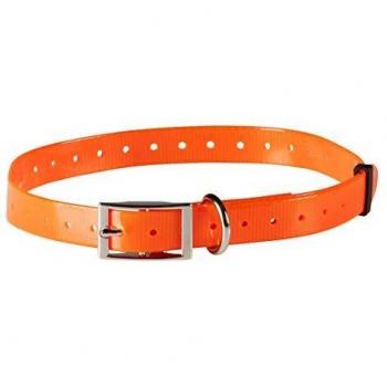 Cinta de poliuretano naranja flúor de 18,5 mm para collares de adiestramiento Canicom 5