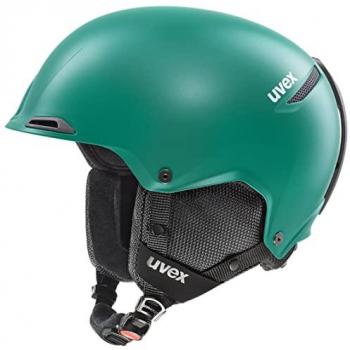 Casco Uvex Jakk+ IAS turquesa protón mate - 52-55 cm, casco de esquí unisex para adultos