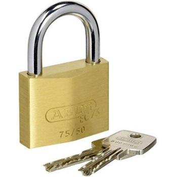Abus 75/50 B - Candado Extra-Classe latón con llave de seguridad 50mm blister