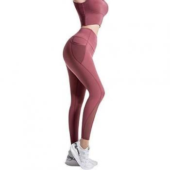 RaMokey El Nuevo Leggings Mujer Mallas de Deporte de Mujer Cintura Alta con Bolsillos Pantalon Deportivo para Running Training Estiramiento Yoga y Pilates