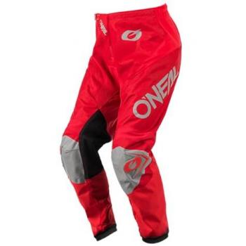 Pantalones de Motocicleta O'Neal Matrix Ridewear Rojo-Gris, diseño transpirable y duradero, máxima libertad de movimiento, talla 32/48
