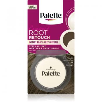 Schwarzkopf Palette Compact Root Retouch Powder Effect Hair Concealer for Grey Roots - Light Brown 3g
