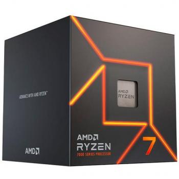 AMD Ryzen 7 7700 3.8GHz (5.3GHz Boost) AM5, 8-Core/16-Thread, 65W TDP, with Radeon Graphics, Wraith Prism RGB Cooler, Retail Box Processor