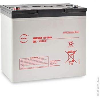 Batería de plomo sellada gel NX 50-12 Cíclica 12V 50Ah M6-F