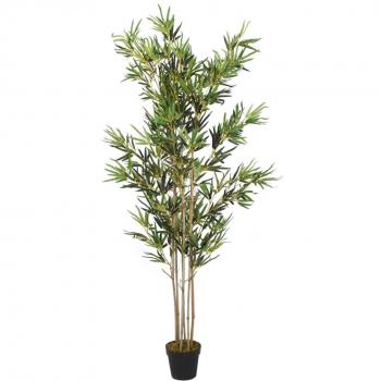 Artificial Bamboo Tree with 1380 Leaves, 200 cm Green