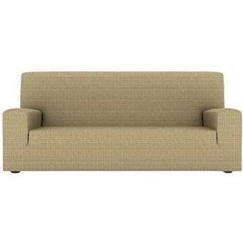 Eiffel Textile Lille Funda sofá 4 plazas, Algodón, Beige, 190 x 195 x 2 cm