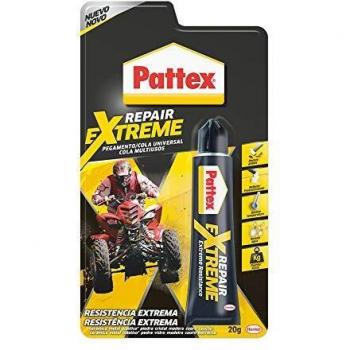 Pattex Repair Extreme, pegamento multiusos que no contrae, pegamento resistente a las vibraciones, pegamento extrafuerte para interiores y exteriores, 1 x 20 g, tubo
