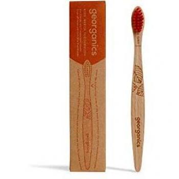 Georganics Beech Toothbrush: Eco-Friendly & Compostable Handle with BPA-Free Bristles