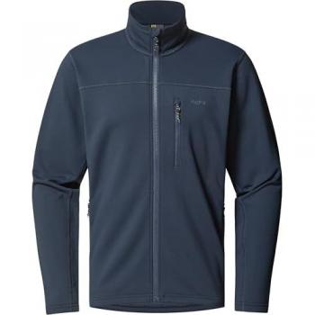 Haglöfs Rosson Mid Fleece Jacket for Men - Tarn Blue, Lightweight and Full Zip