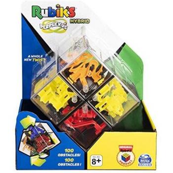 PERPLEXUS - ROMPECABEZAS PERPLEXUS RUBIK - Bola Laberinto 3D Híbrido Perplexus y Cubo de Rubik 2x2 con 100 Obstáculos - 6058355 - Juguetes Niños 8 años +