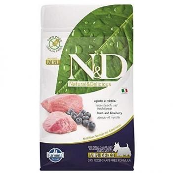 Farmina N & D Dog Grain-Free Adult Mini Cordero/Arándano Gr 800