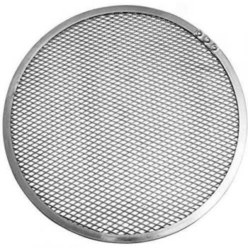Base Redonda de Rejilla para Hornear Pizza de Aluminio, Diámetro 28 cm, Ideal para Descongelar y Enfriar Alimentos