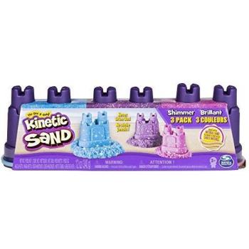 Kinetic Sand Pack 3 Colores Brillantes Arena Kinética