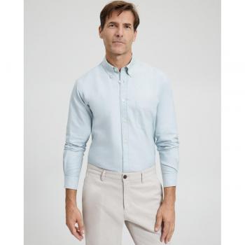 Camisa Oxford Lisa de Hombre Emidio Tucci - Fácil Plancha