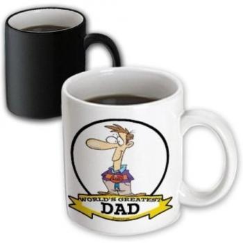 Mensuk mug_103100_1 Funny Worlds Greatest Dad III Men Cartoon Ceramic Mug, 11-Ounce