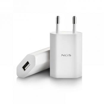 Cargador de Pared NGS Bucket Ace 1xUSB 5W Blanco