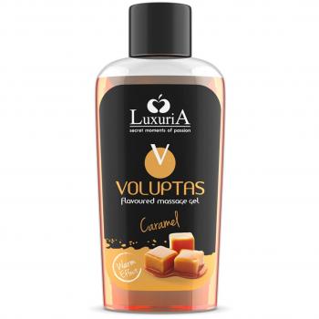 Gel Masaje Comestible Efecto Calor Luxuria Voluptas Caramelo 100ml