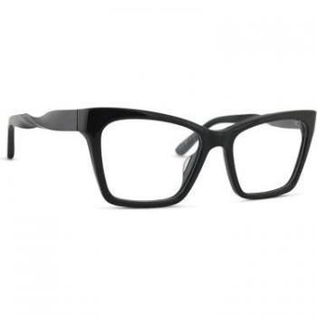 Balenciaga BB210O 001 53 Oversized Sunglasses with Logo Detail