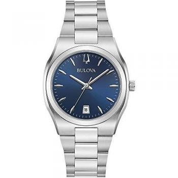 Reloj Bulova Surveyor Mujer Acero Inoxidable Azul 3 ATM Quartz 96M157