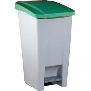 Denox DEN039 Contenedor Selectivo 60 litros, Verde, 490x380x700 mm