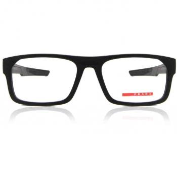 Prada Linea Rossa PS08OV DG01O1 Armazones para Hombre Negros 57 Lentes Recetadas