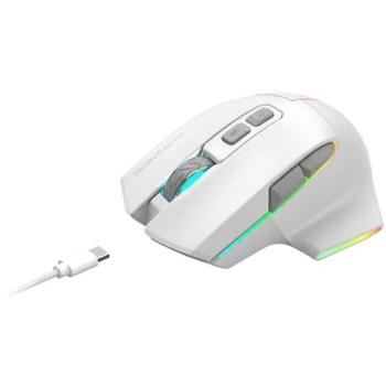 Ratón Gaming Inalámbrico Tri-Mode Mars Gaming MMW-VECTOR 12000 DPI Blanco con Switches Huano y RGB Chroma, Autonomía de 70h
